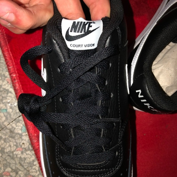 Nike Court Vision Lo Black / White - Picture 11 of 14